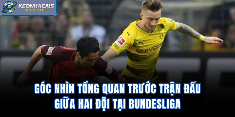 Góc nhìn tổng quan trước trận đấu giữa hai đội tại Bundesliga